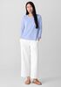 Organic Pima Cotton Jersey 3/4-Sleeve Tee