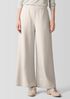 Felted Wool Jersey Wide-Leg Pant in Regenerative Wool