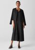 Crushed Silk V-Neck Dress