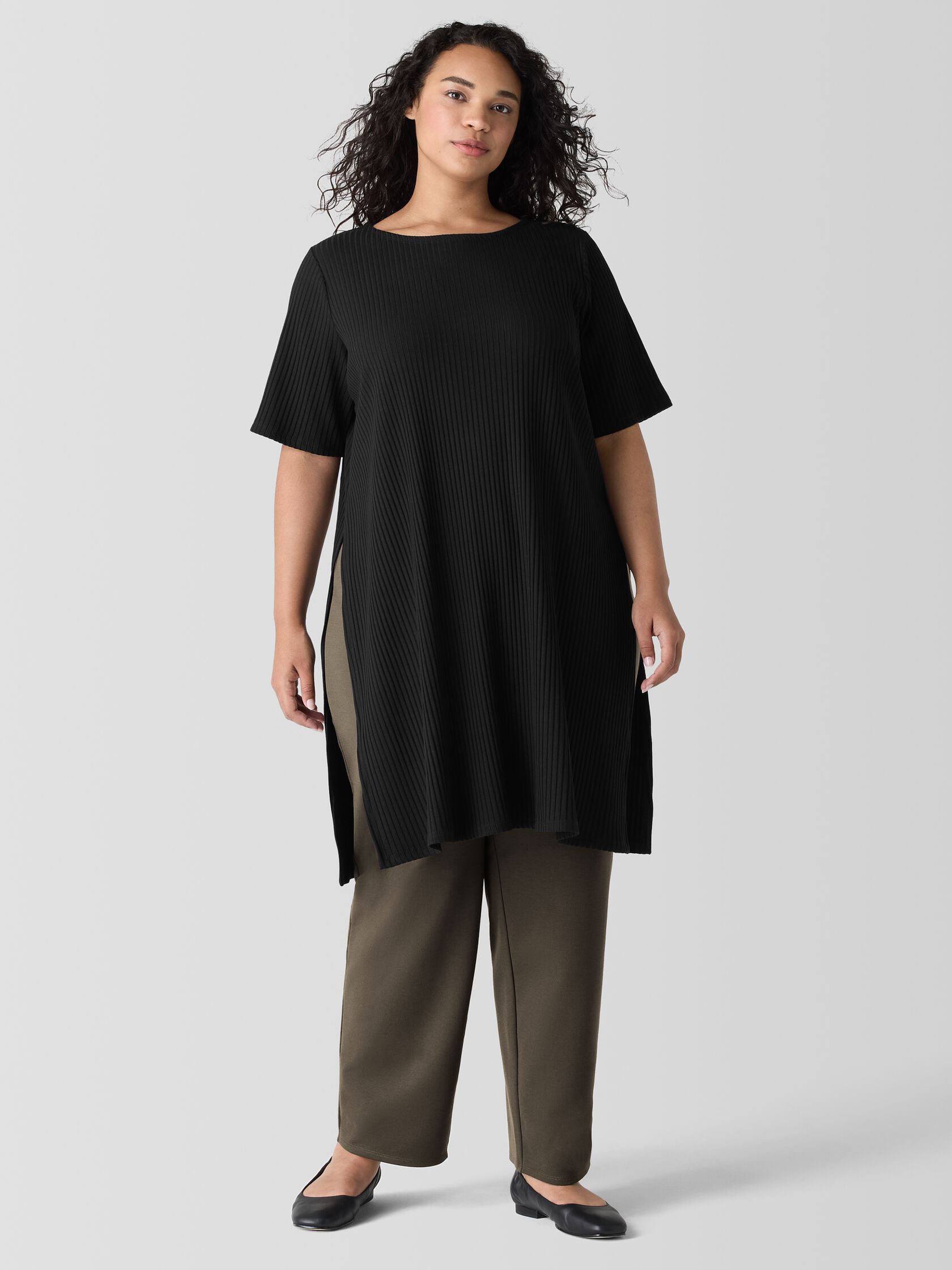 Washable Flex Ponte Straight Pant