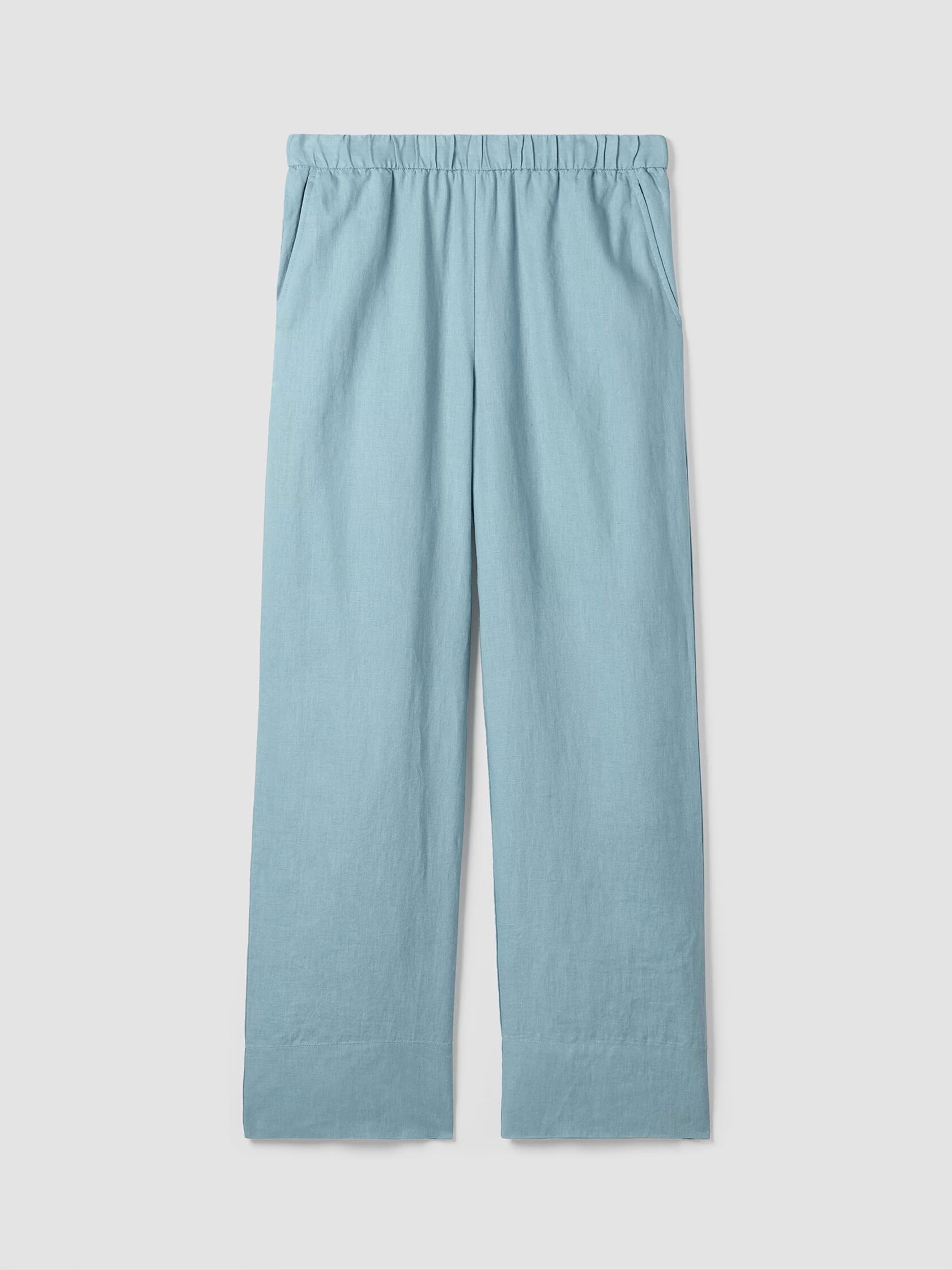 Organic Linen Wide-Leg Pant