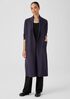 Boiled Wool Jersey High Collar Jacket