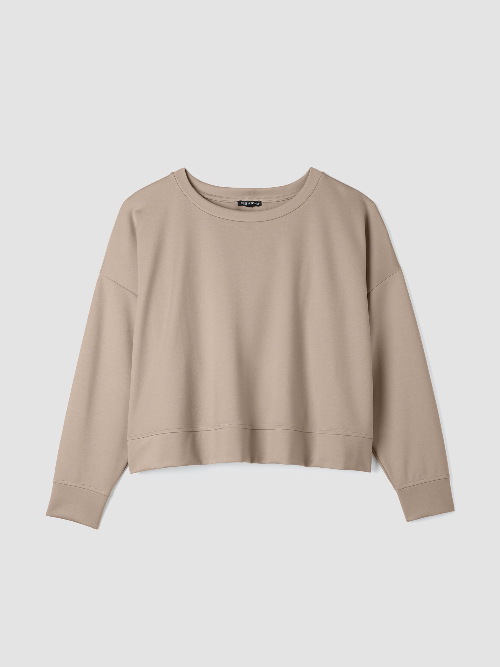 Lightweight Ponte Round Neck Top