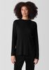 Peruvian Cotton Blend Funnel Neck Top