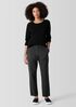 Peruvian Cotton Blend Crew Neck Top