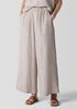 Textured Silk Jacquard Wide-Leg Pant