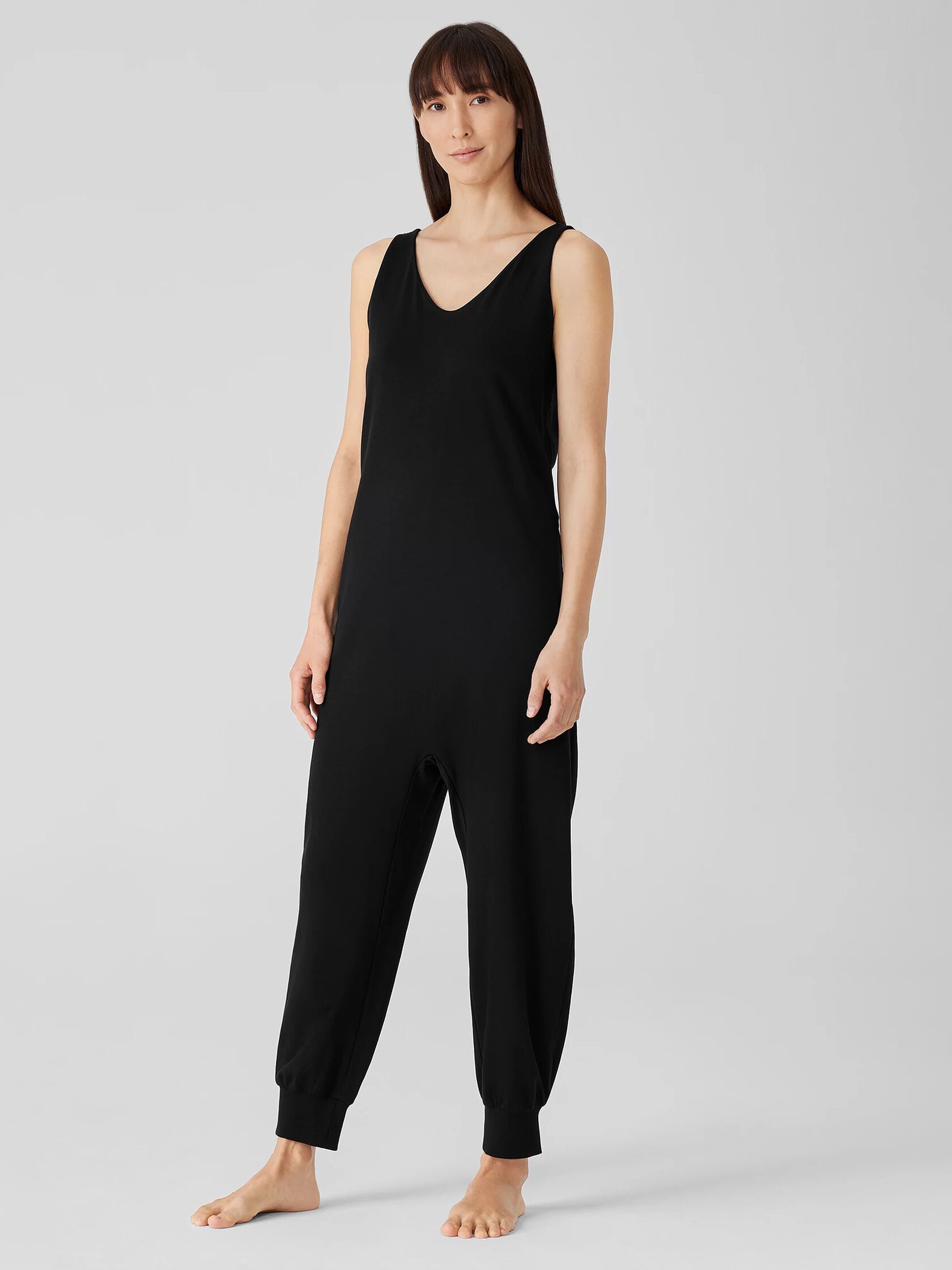 Organic Cotton Interlock Sleep Jumpsuit