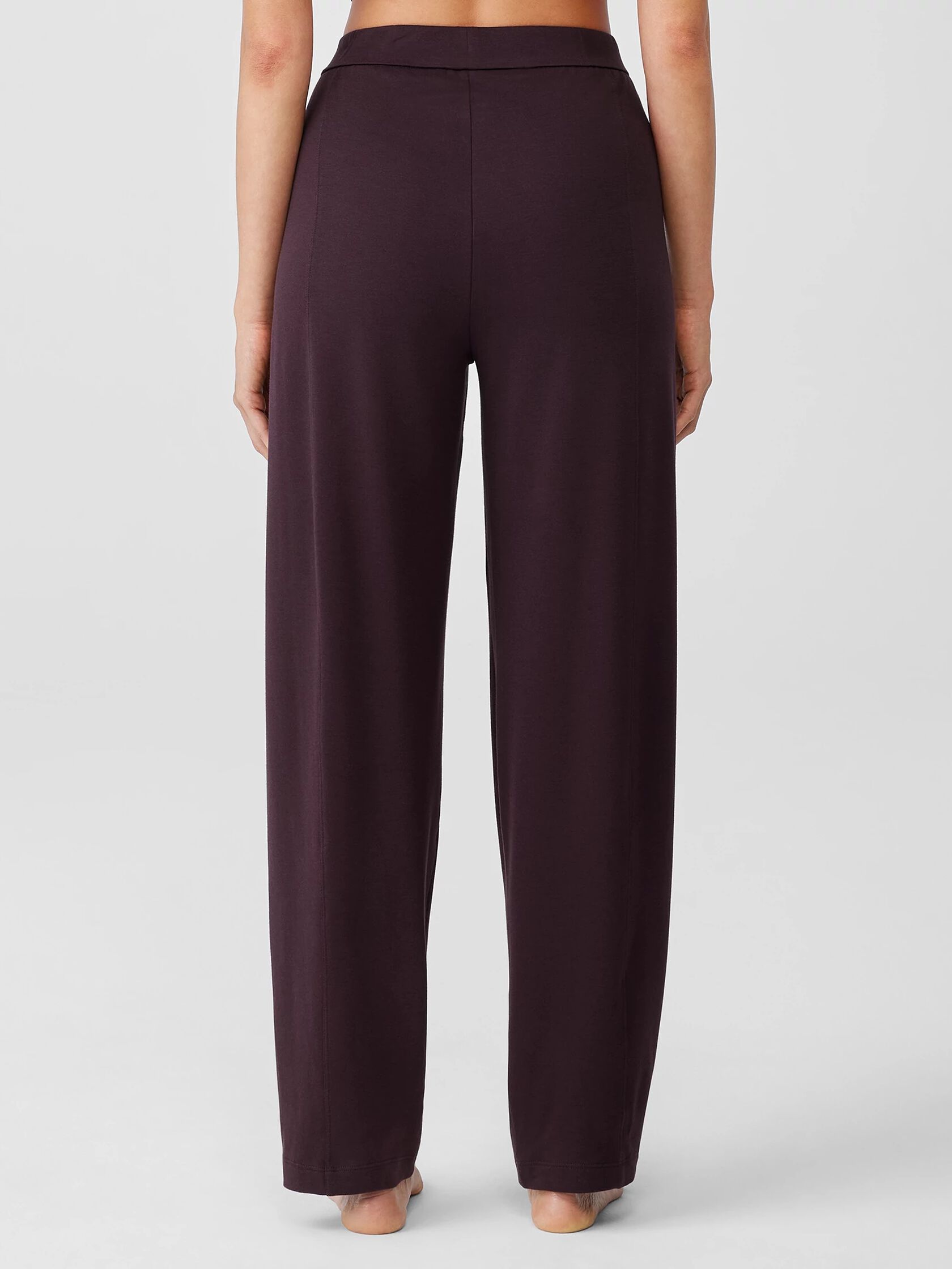 Cozy Organic Cotton Interlock Lantern Pant