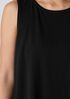 Stretch Jersey Knit Jewel Neck Tank