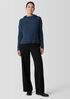 Recycled Wool Cashmere Funnel Neck Top