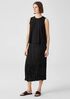 Crushed Silk Habutai Tiered Skirt