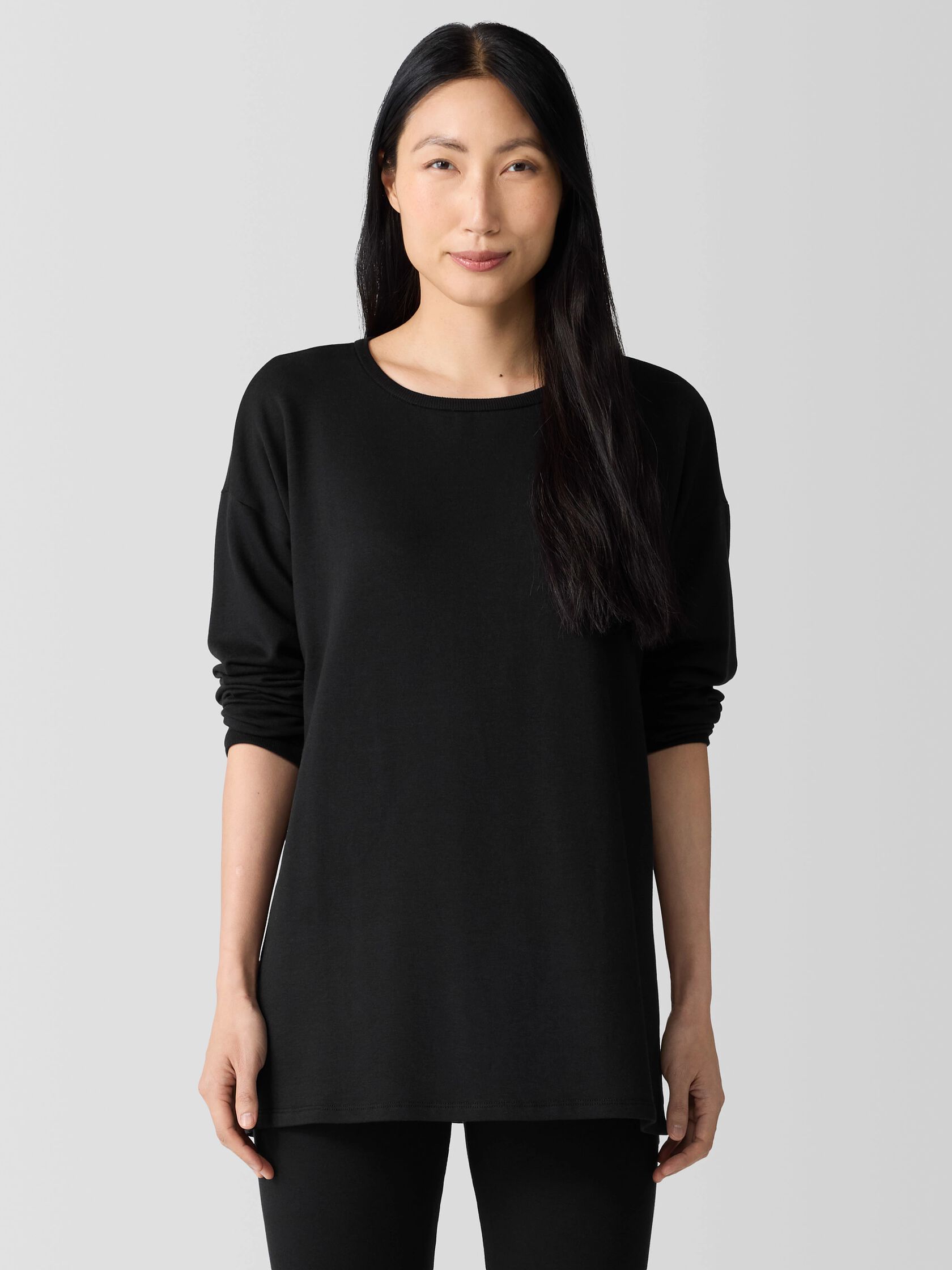 Cozy Brushed Terry Hug Long Box-Top