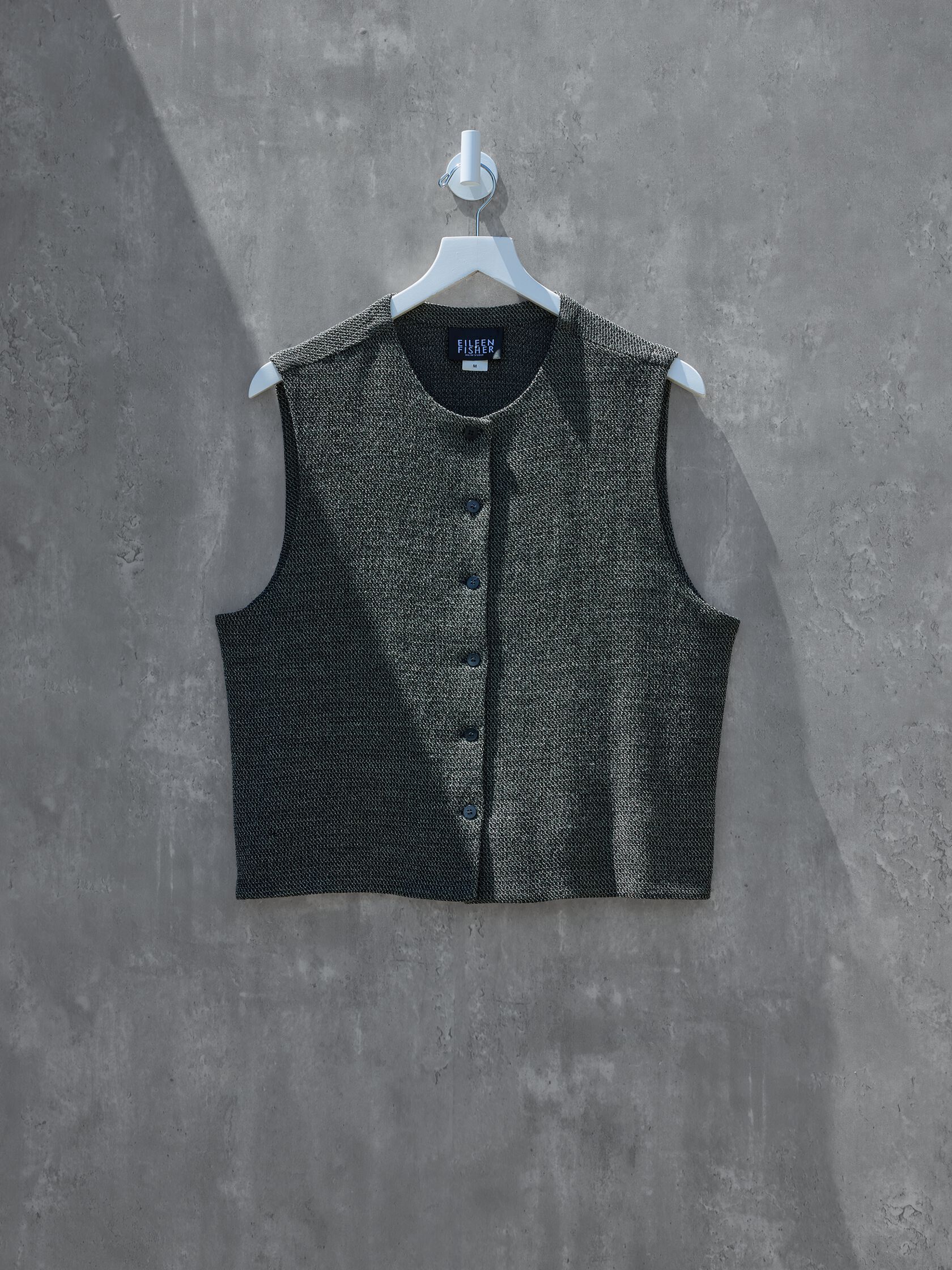 Renew Vintage Tweed Vest, M