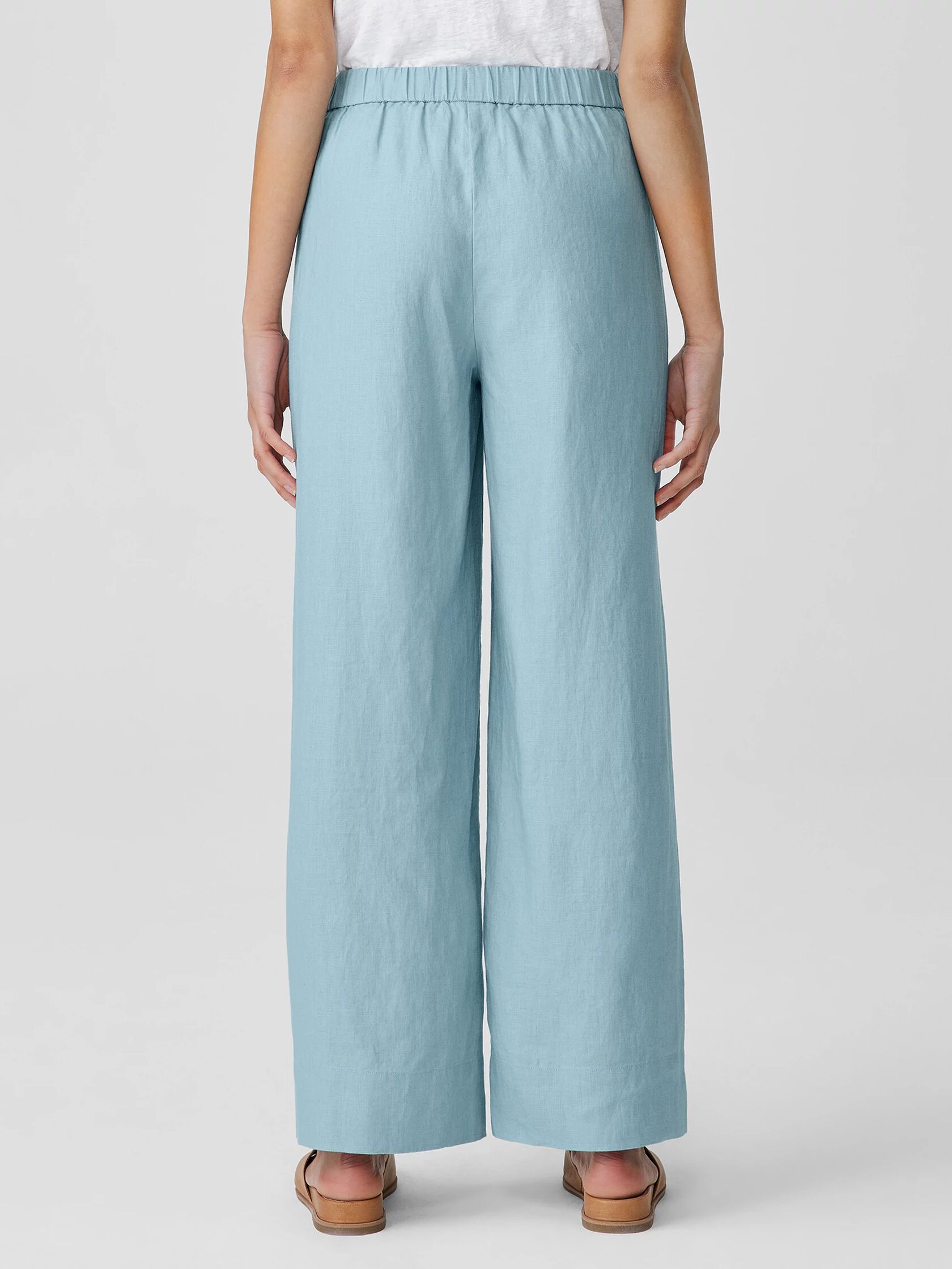 Organic Linen Wide-Leg Pant