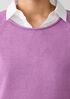 Peruvian Cotton Blend Crew Neck Top
