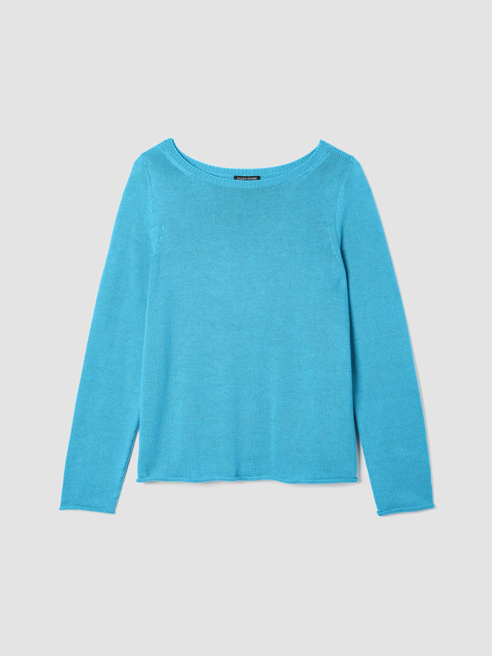 Peruvian Cotton Blend Bateau Neck Top