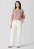 Undyed Utility Organic Cotton Wide-Leg Cargo Pant