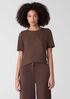 Organic Pima Cotton Jersey Round Neck Tee