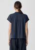 Fine Jersey Band Collar Top