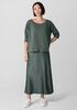 Textured Satin Slip Skirt