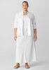Organic Linen High Collar Jacket