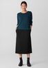 Merino Crew Neck Top in Regenerative Wool