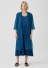Sheer Silk Georgette High Collar Jacket
