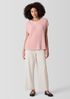 Cotton Fluff Crew Neck Vest