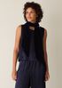 Velvet Double Tie Scarf
