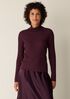 Superfine Merino Turtleneck Top in Regenerative Wool