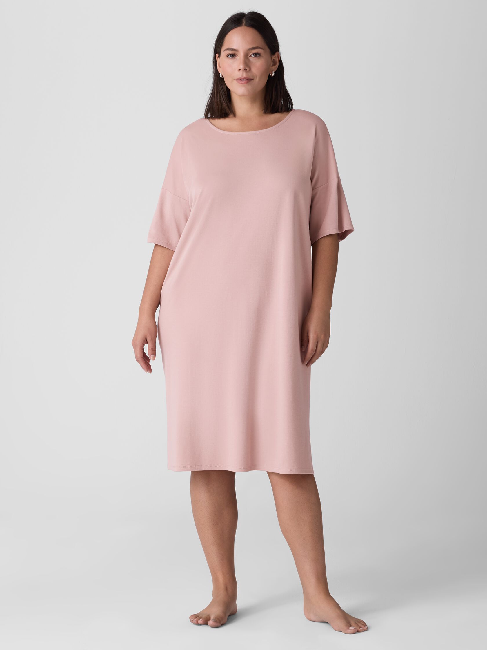 Organic Cotton Interlock Sleep Dress