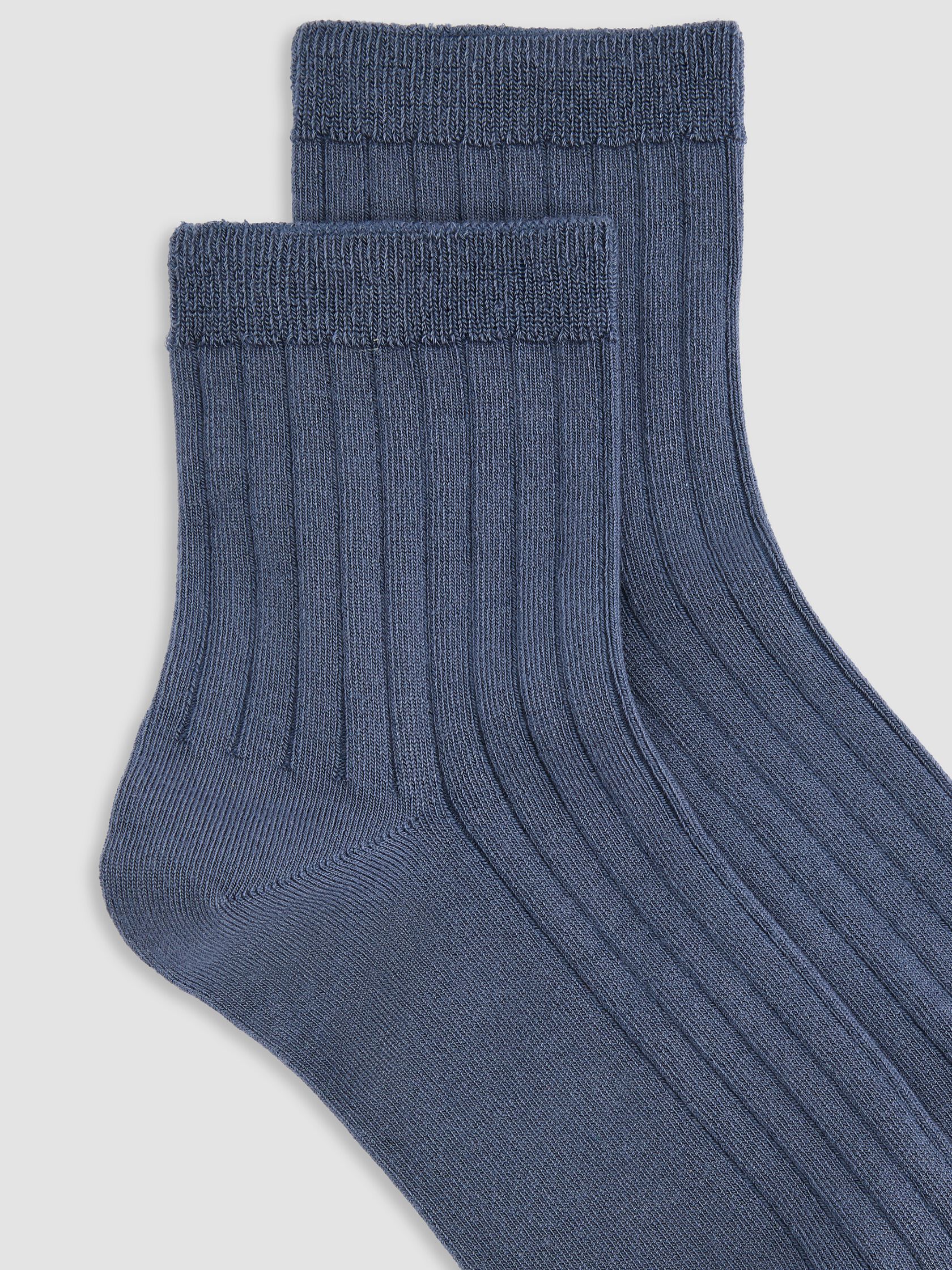 Rib Short Crew Sock