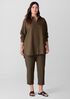Organic Handkerchief Linen Classic Collar Shirt
