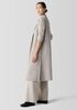 Lightweight Boiled Wool Shawl Collar Vest in Regenerative Wool