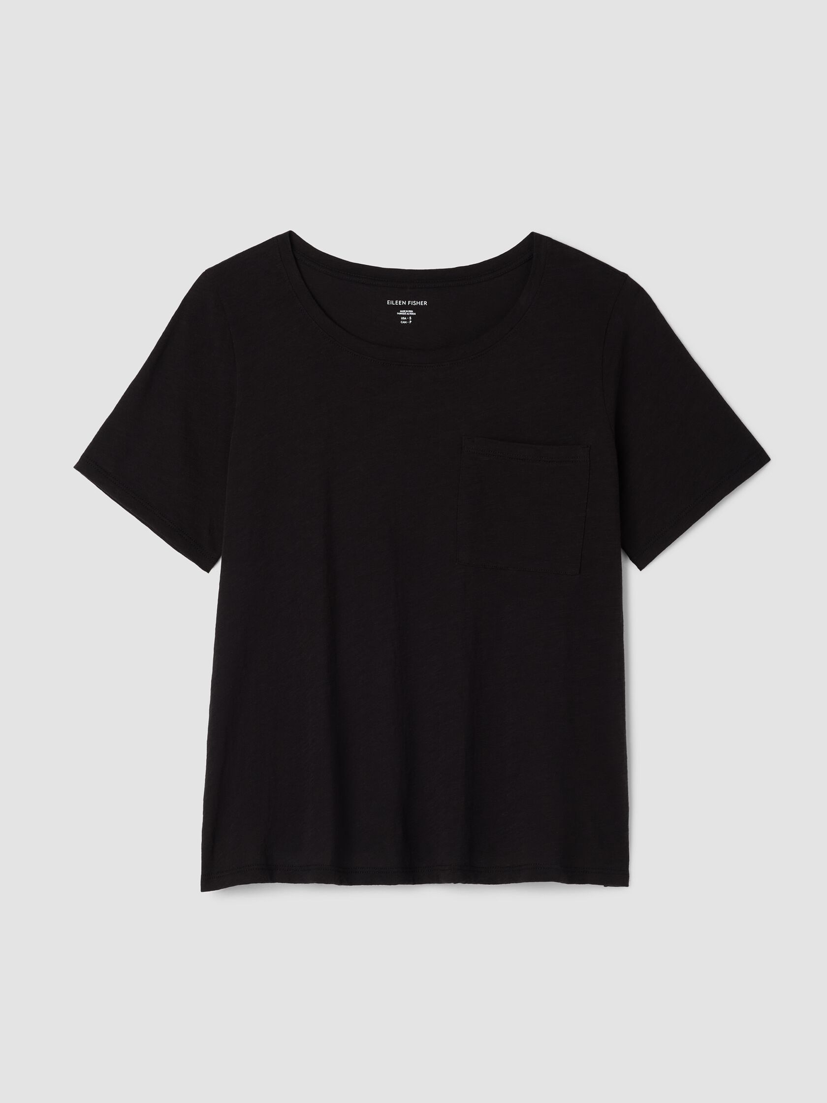 Organic Cotton Slubby Jersey Pocket Tee