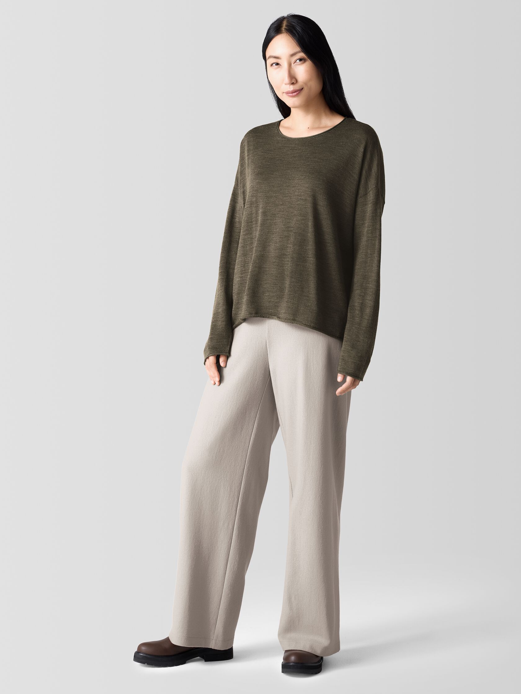 Fine Merino Box-Top in Regenerative Wool
