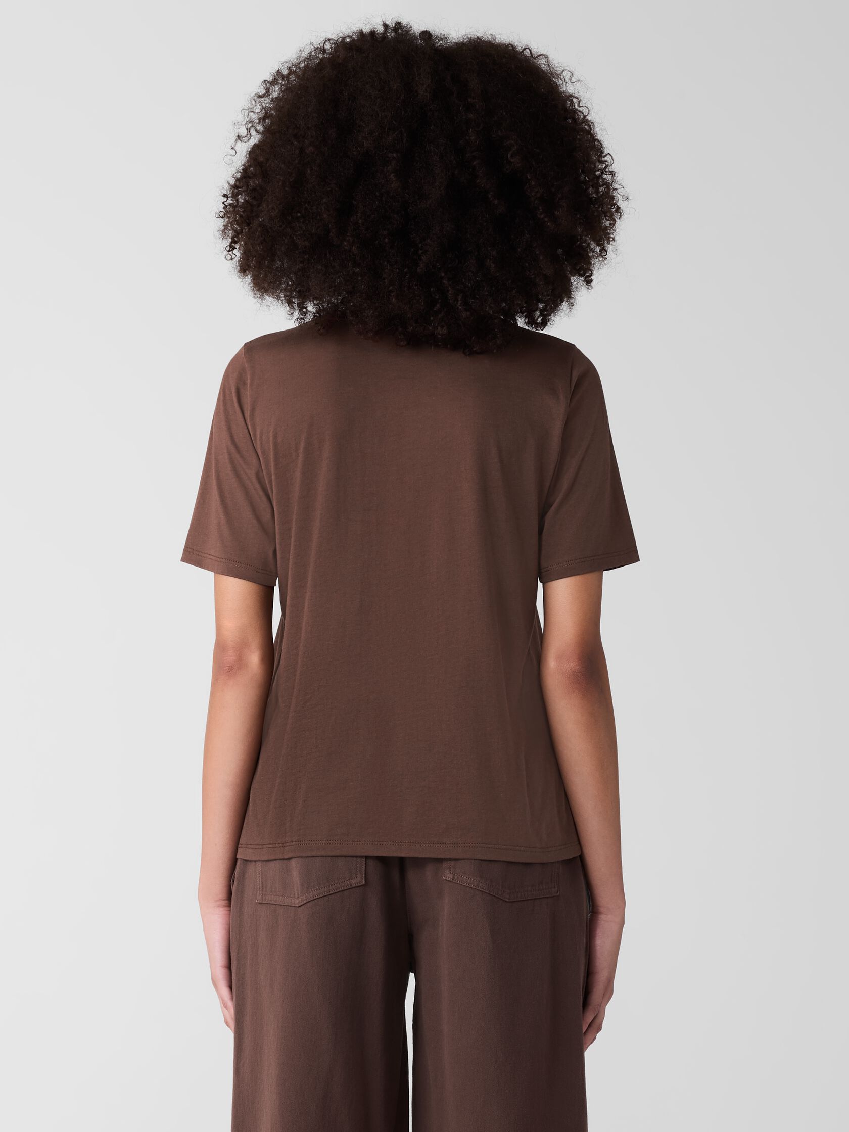 Organic Pima Cotton Jersey Round Neck Tee
