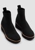 London Recycled Stretch Knit Bootie