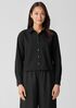 Washed Organic Cotton Poplin Classic Collar Short Shirt