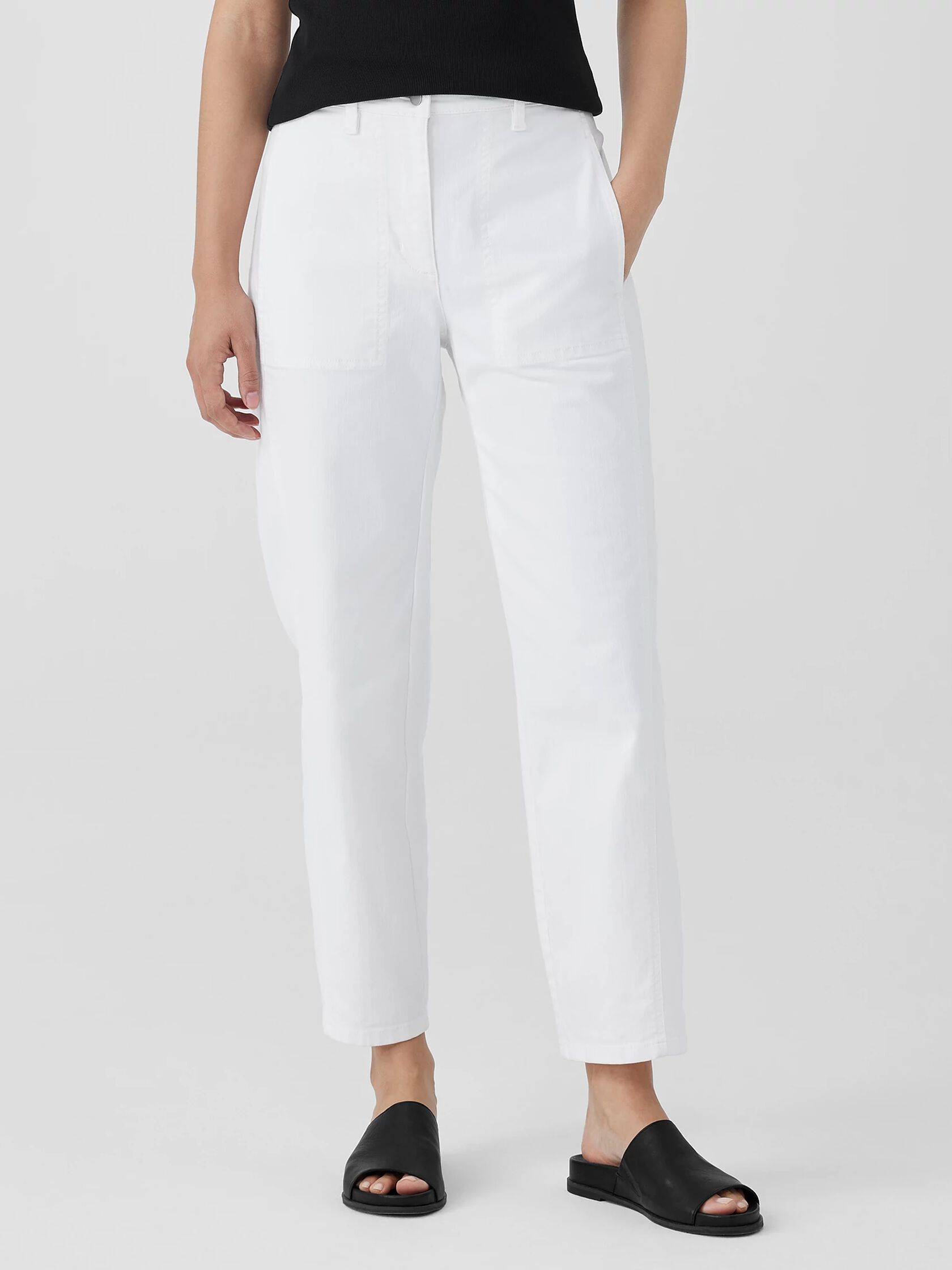 Organic Cotton Denim Lantern Jean