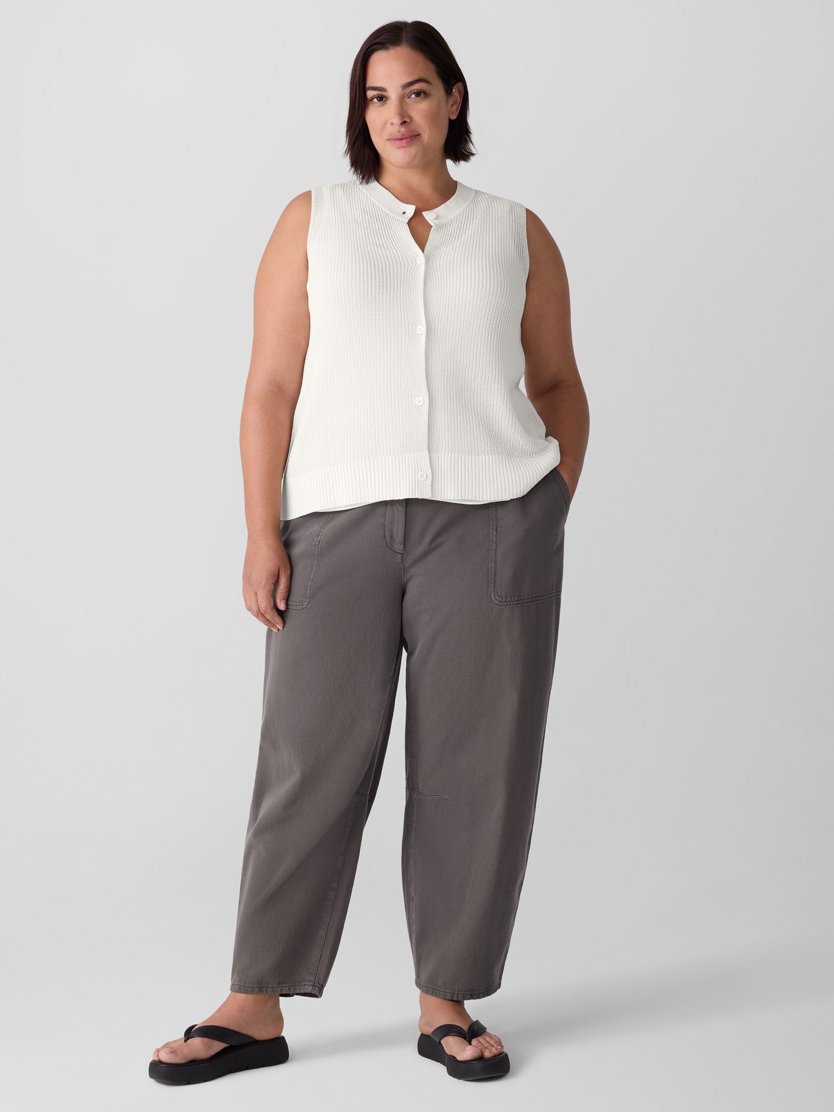 Garment-Dyed Utility Cotton Arch Pant