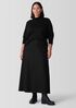 Felted Wool Jersey A-Line Skirt in Regenerative Wool