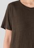 Organic Linen Jersey Crew Neck Tee