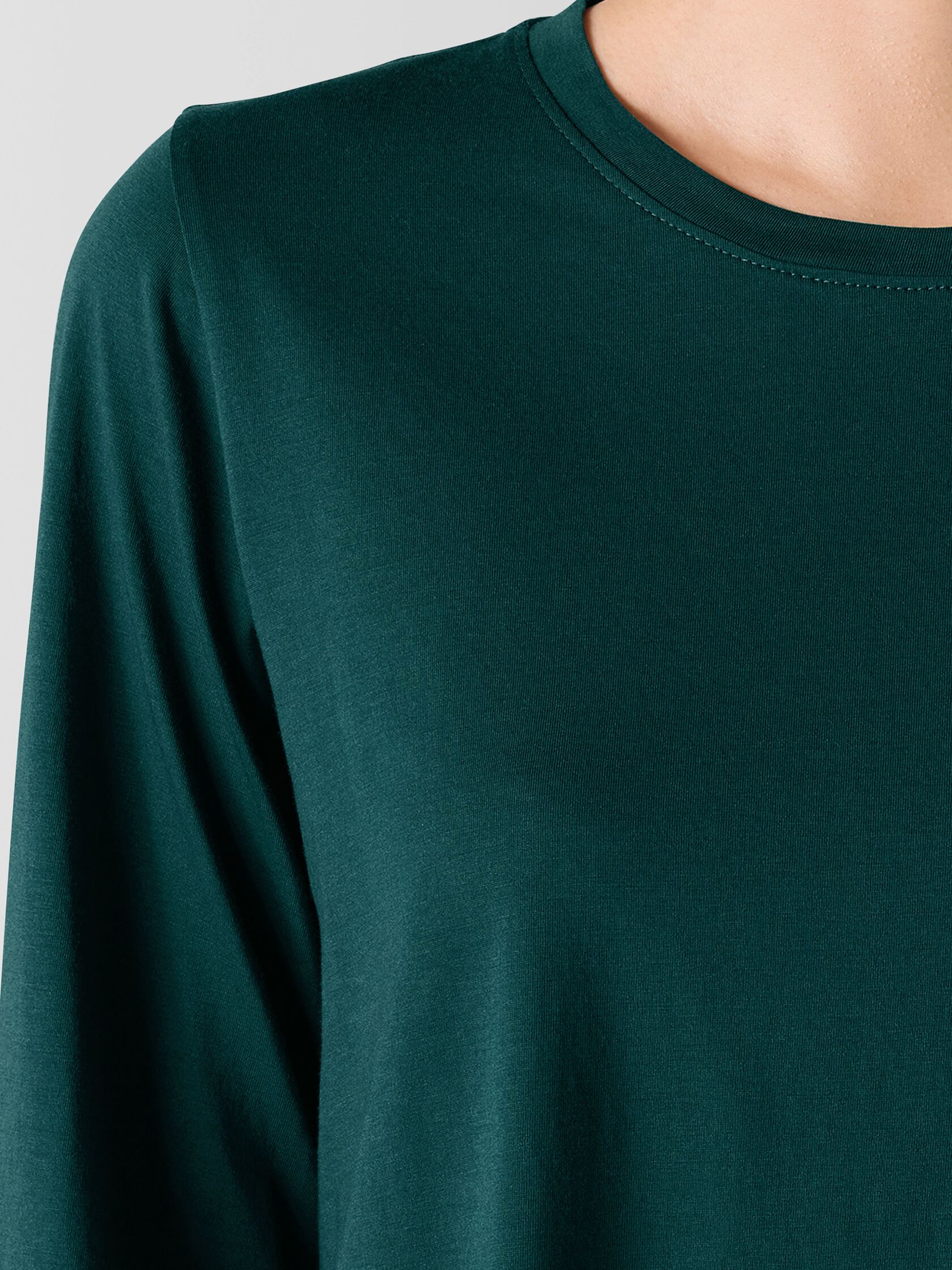 Organic Pima Cotton Jersey Long-Sleeve Tee