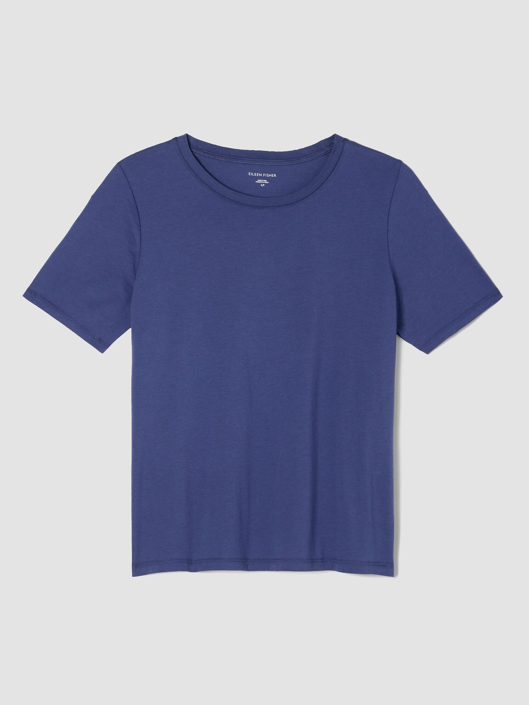 Organic Pima Cotton Jersey Round Neck Tee