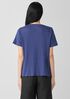 Organic Linen Jersey Crew Neck Tee