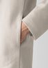 Felted Wool Jersey Long Blazer in Regenerative Wool