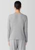 Mélange Organic Cotton Waffle Henley Sleep Top