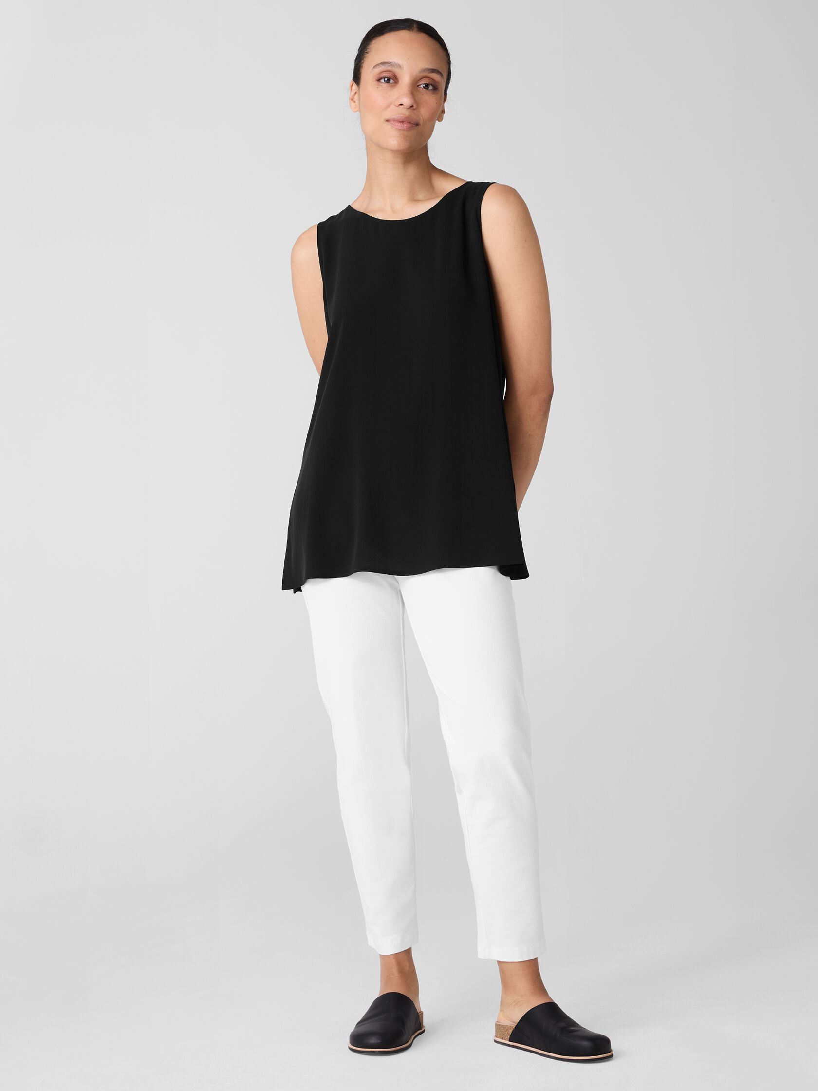 Washable Stretch Crepe Pant