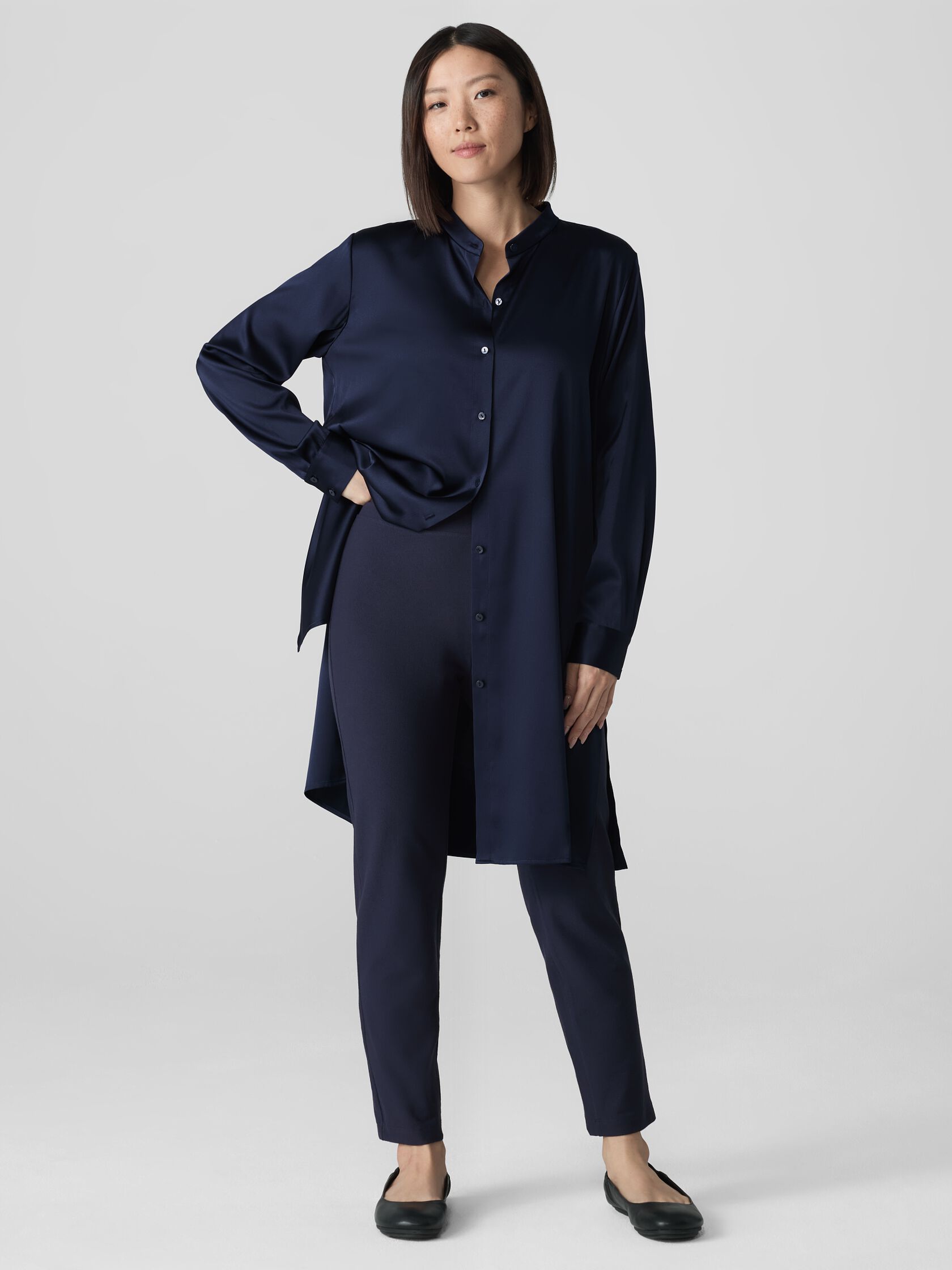 Washable Stretch Crepe Pant
